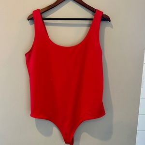 Express Body Contour Matte Thong Bodysuit